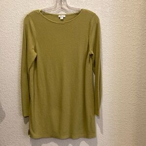 J. Jill chartreuse green tunic Medium